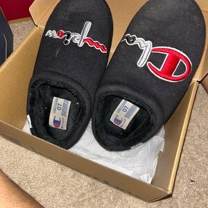 Champion Black Indoor Slippers